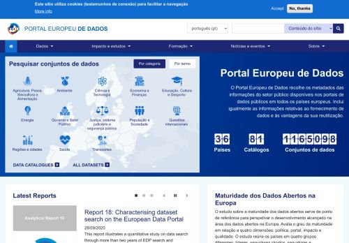 Portal Europeu de Dados Abertos