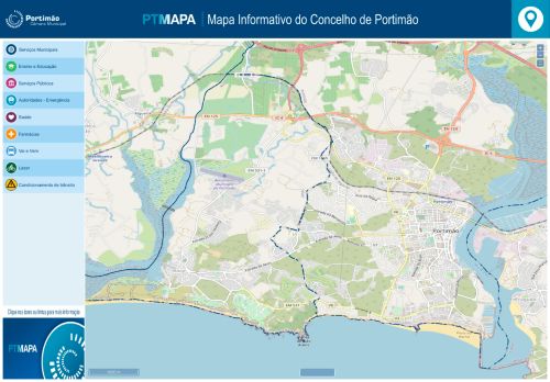 CM Portimão: Mapa informativo